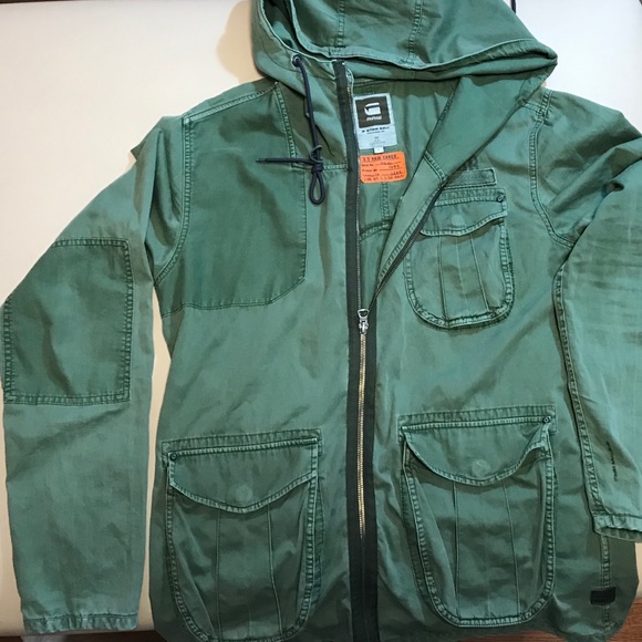 Military green hoodie jacket Raw G star - Picture 7 of 7